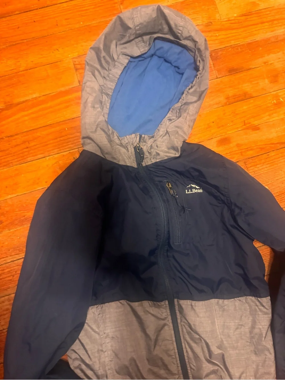 L.L. Bean unisex kids fall everyday jacket hiking size 8